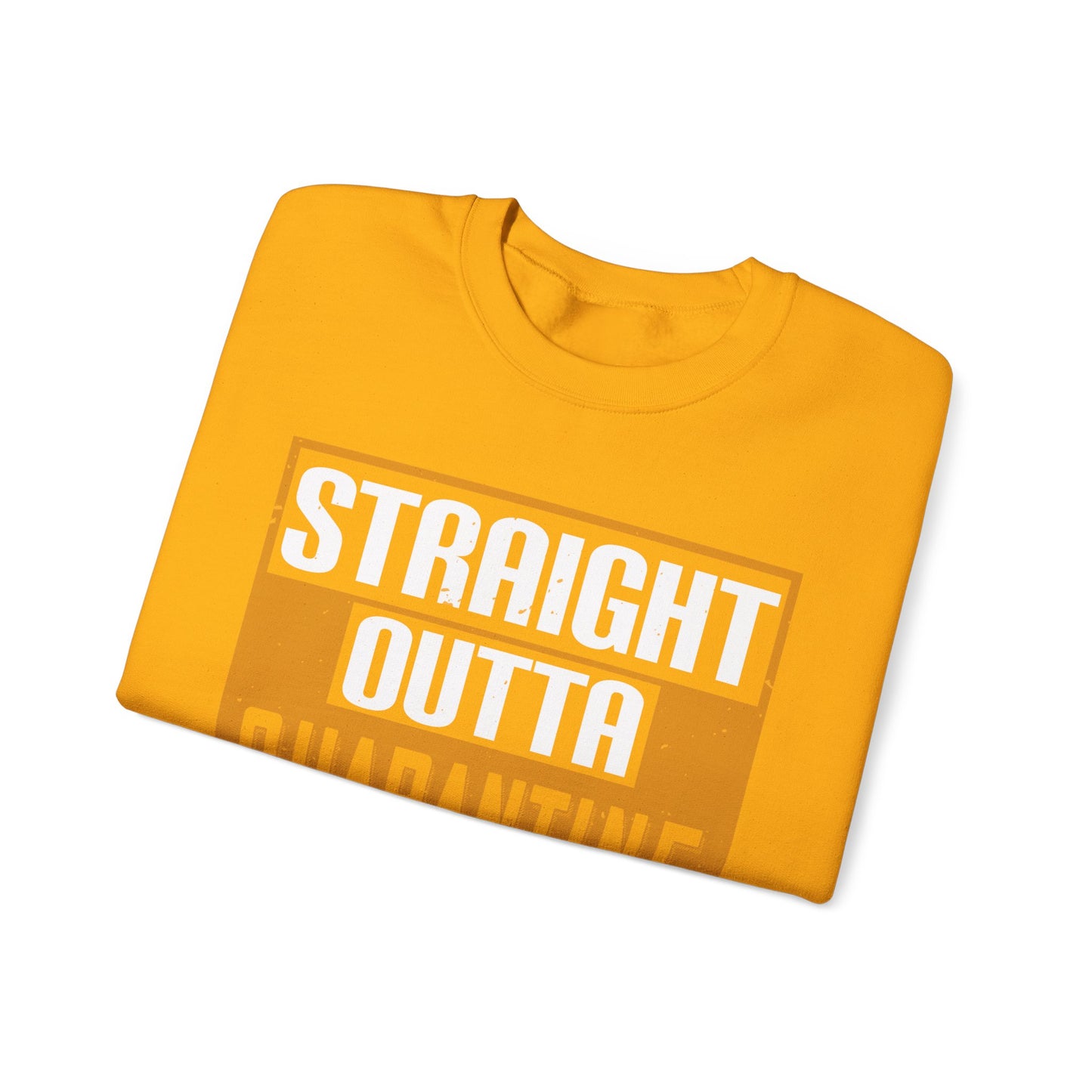 straight outta quarantine class of 2020-01 — Unisex Heavy Blend Crewneck (G18000)
