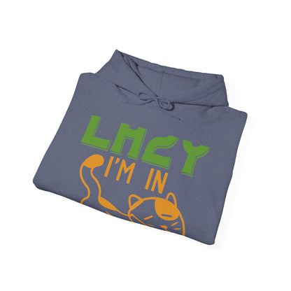 iΓÇÖm not lazy iΓÇÖm in quarantine-01 — Unisex Heavy Blend Hoodie (G18500)
