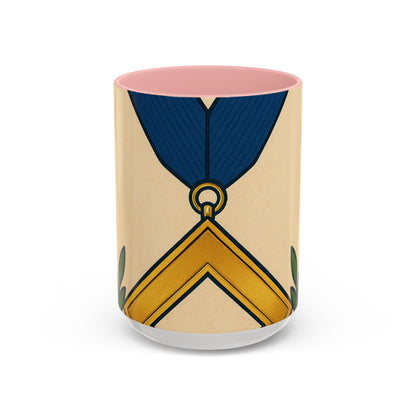 Worshipful master jewel Square — Accent Mug 11/15oz