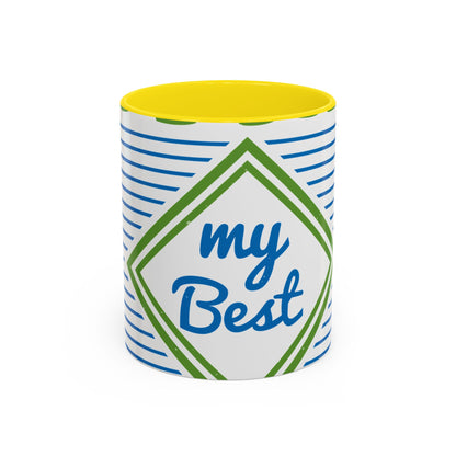 living my best quarantine-01 — Accent Mug 11/15oz