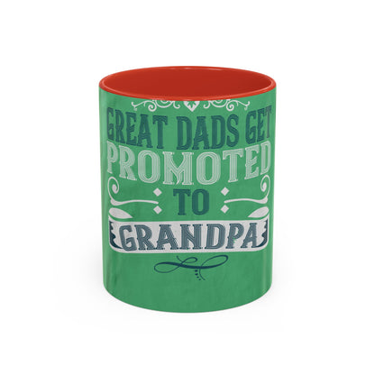Great dads get promoted to grandpa-02 — Accent Mug 11/15oz