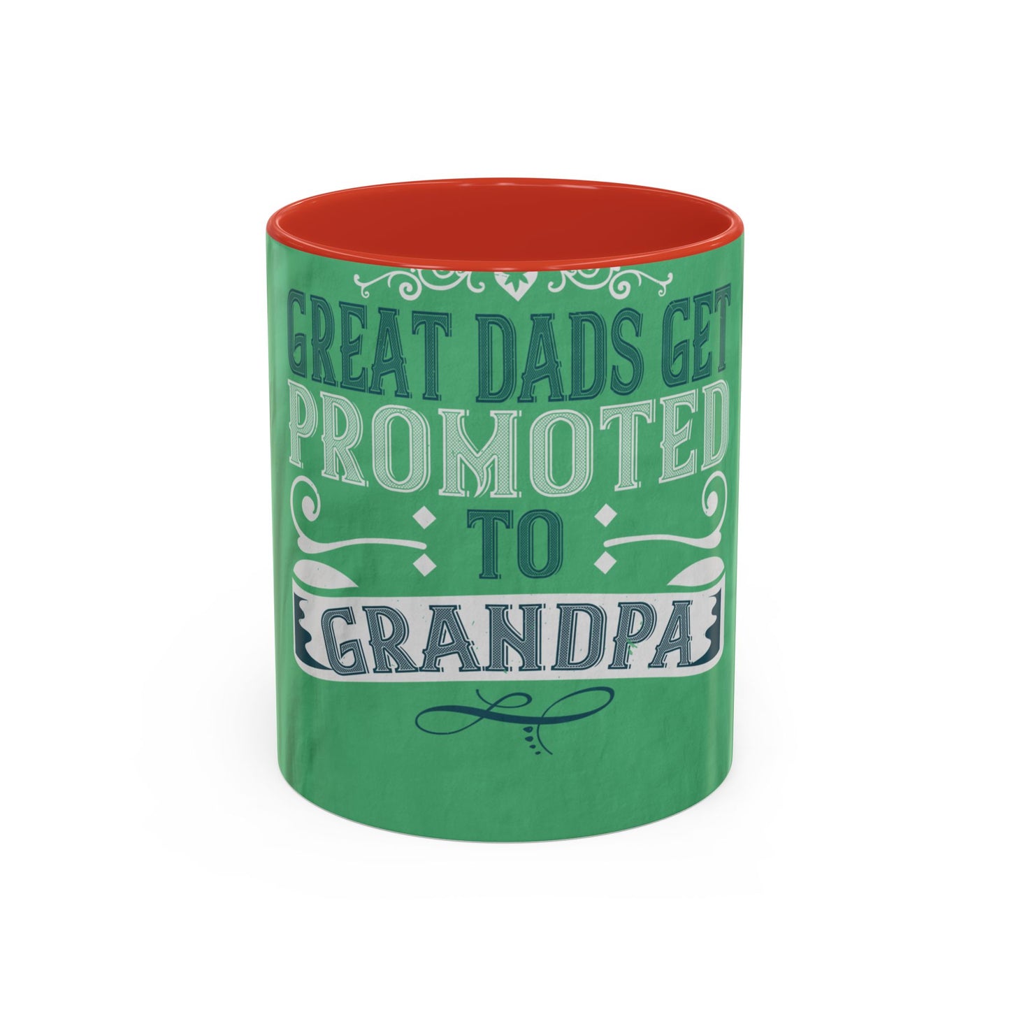 Great dads get promoted to grandpa-02 — Accent Mug 11/15oz