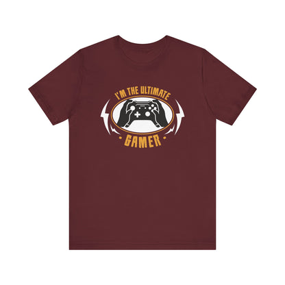 I'm The Ultimate Gamer T-shirt, Gaming Tshirt, Gameboy Shirt, Game Lover Unisex Shirt, Gamer Crewneck Shirt, Short Sleeve Tee, Gift for Him