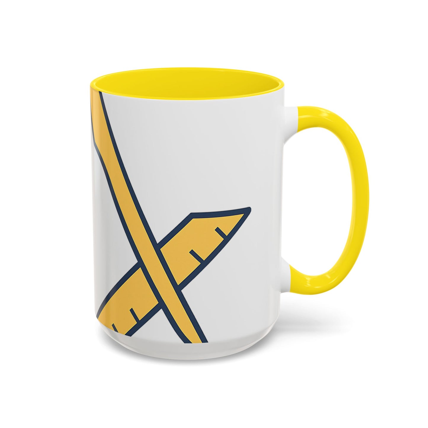 Plain Square and compass — Accent Mug 11/15oz