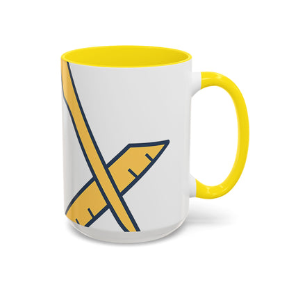 Plain Square and compass — Accent Mug 11/15oz