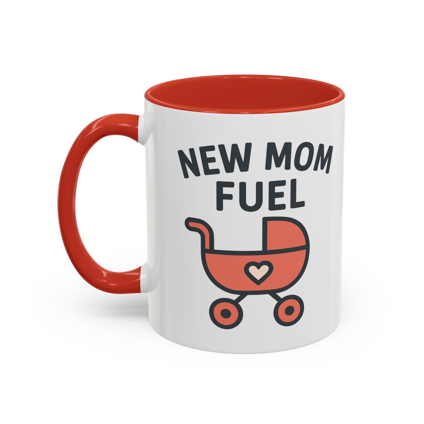 New Mom Fuel Coffee Mug - Cute Mom Gift, Ceramic Coffee Cup, Mommy Essentials, Baby Shower Gift, Parent Life Mug