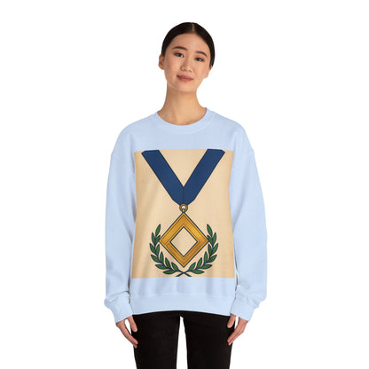 Worshipful master jewel Square — Unisex Heavy Blend Crewneck (G18000)