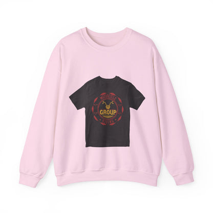 motorcycle group riding — Unisex Heavy Blend Crewneck (G18000)