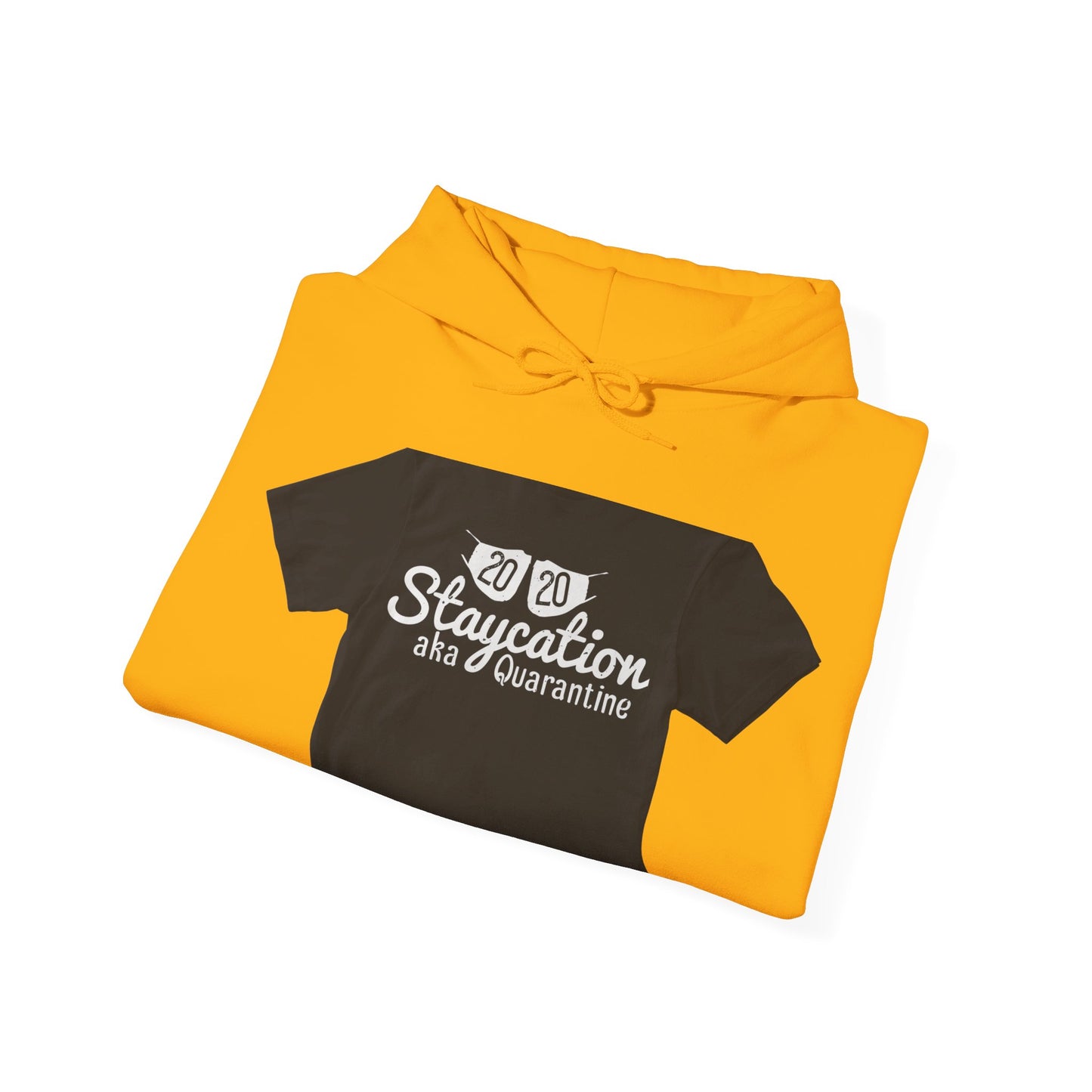 2020 staycation aka quarantine — Unisex Heavy Blend Hoodie (G18500)