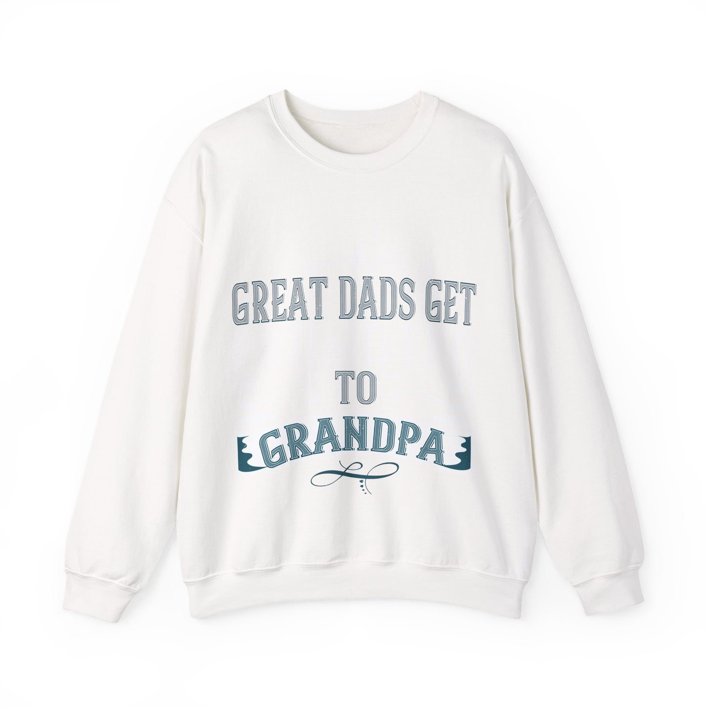 Great dads get promoted to grandpa-2 — Unisex Heavy Blend Crewneck (G18000)