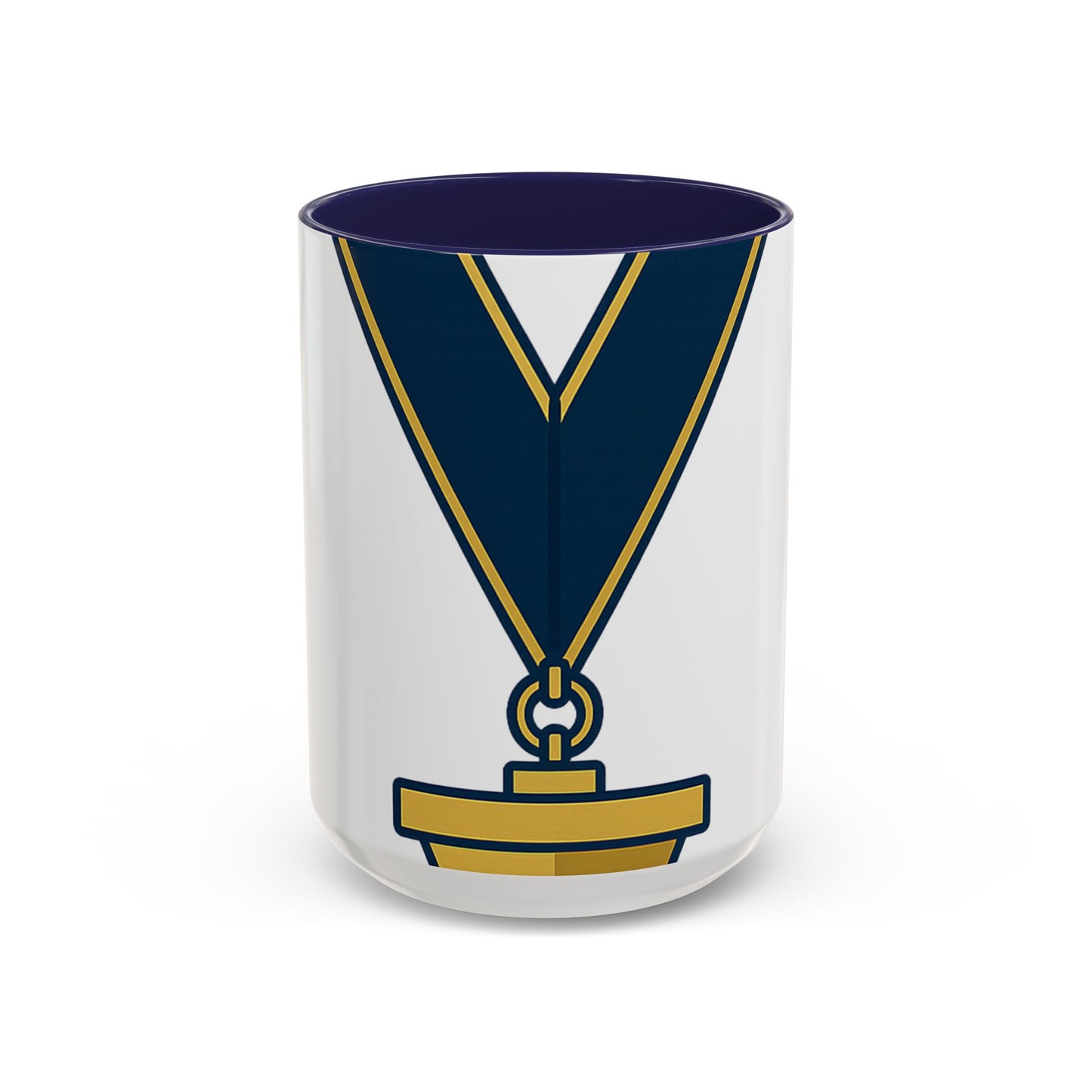 Junior Warden JW-- the plumb — Accent Mug 11/15oz