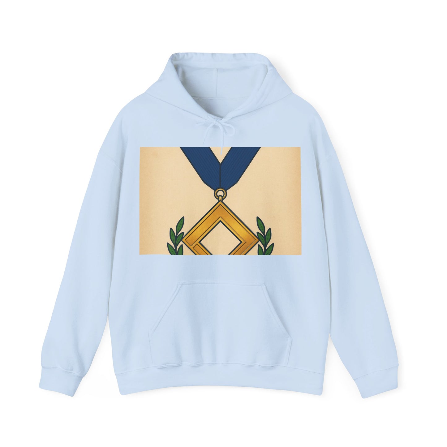 Worshipful master jewel Square — Unisex Heavy Blend Hoodie (G18500)
