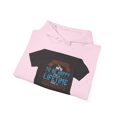 If you want to be happy — Unisex Heavy Blend Hoodie (G18500)