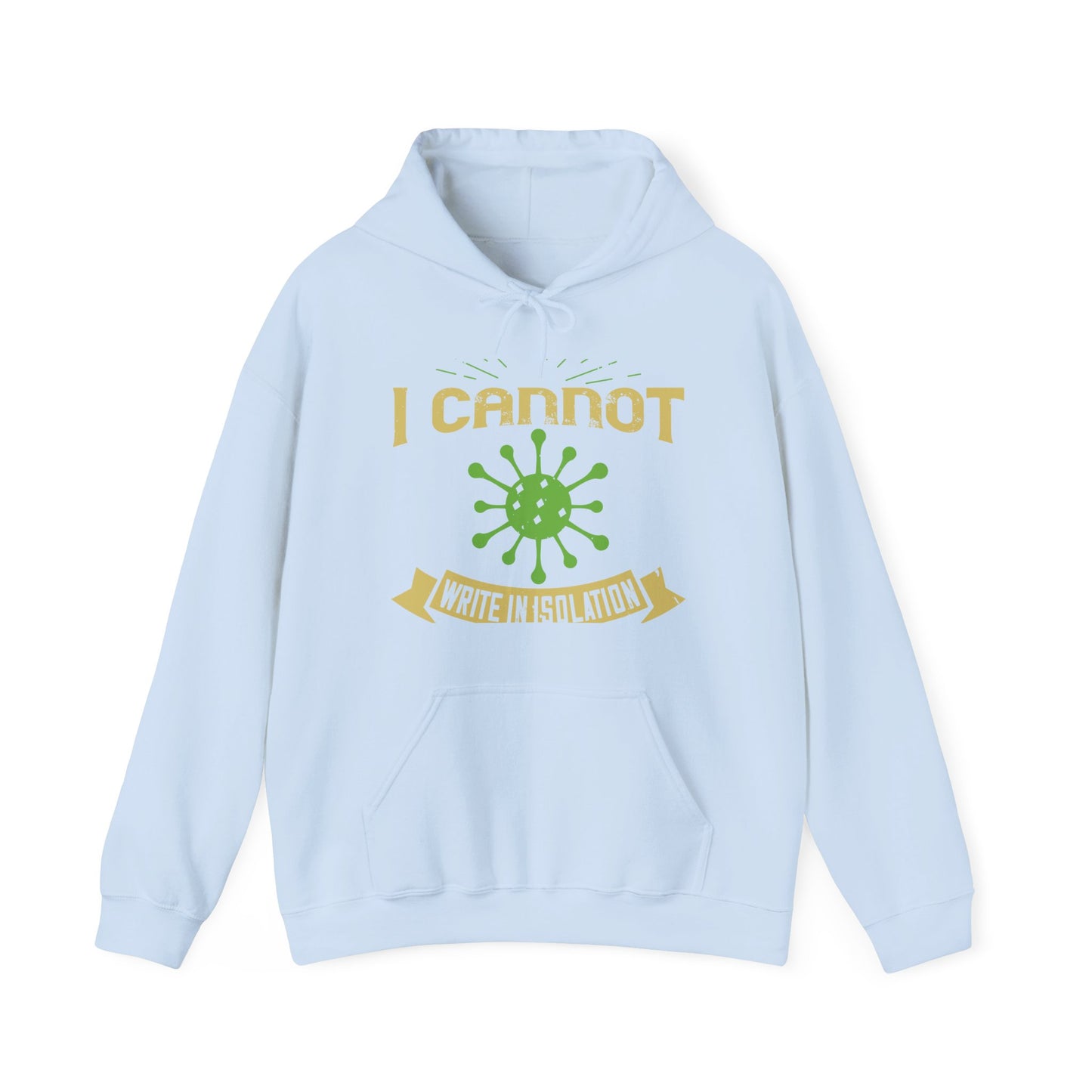 I cannot write in isolation. I write with people around me-01 — Unisex Heavy Blend Hoodie (G18500)