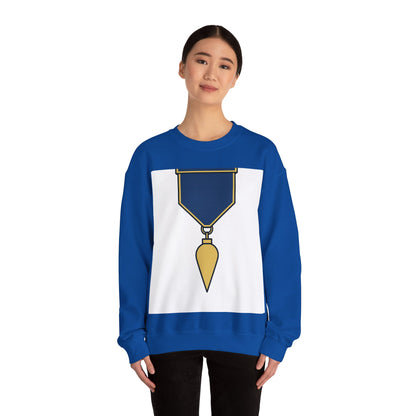 Junior Warden -JW - white bg — Unisex Heavy Blend Crewneck (G18000)
