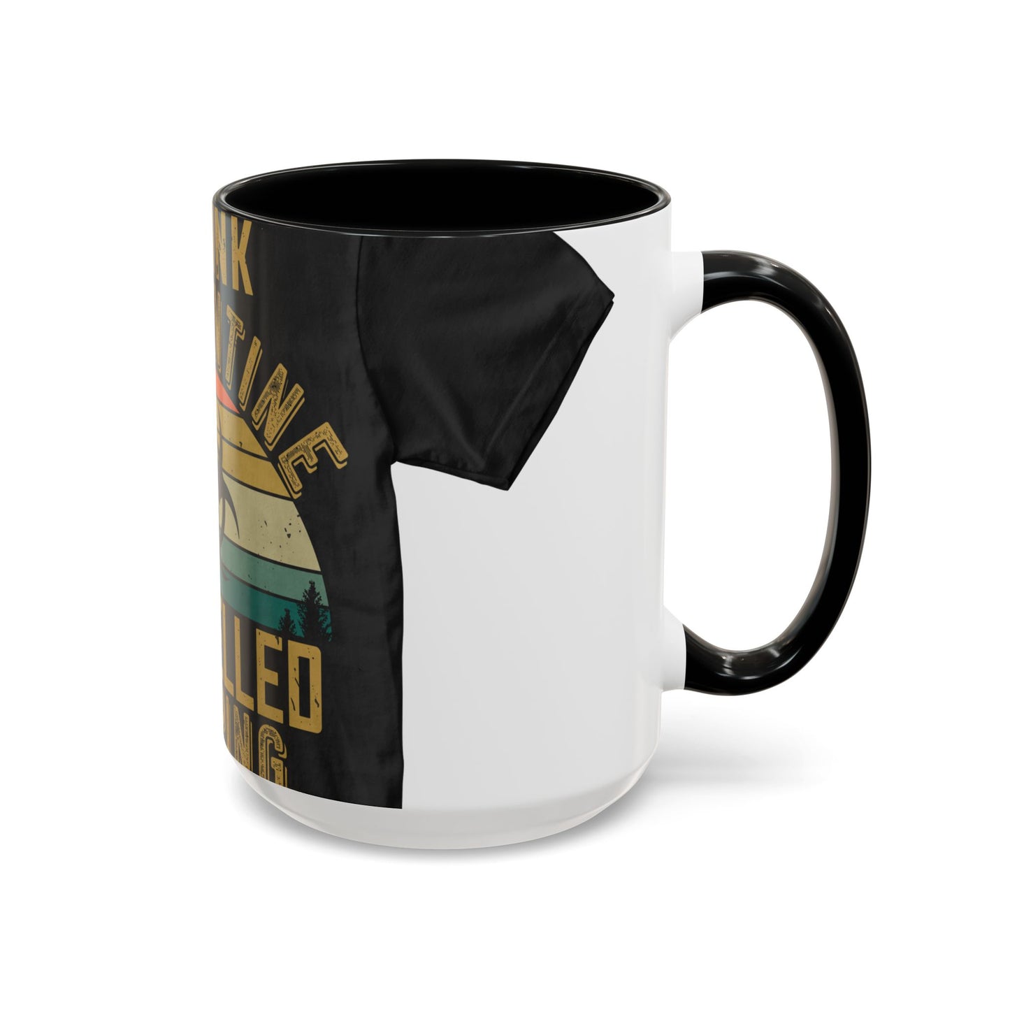i think quarantine is spelled camping — Accent Mug 11/15oz