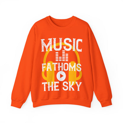 Music Fathoms The Sky-01 — Unisex Heavy Blend Crewneck (G18000)