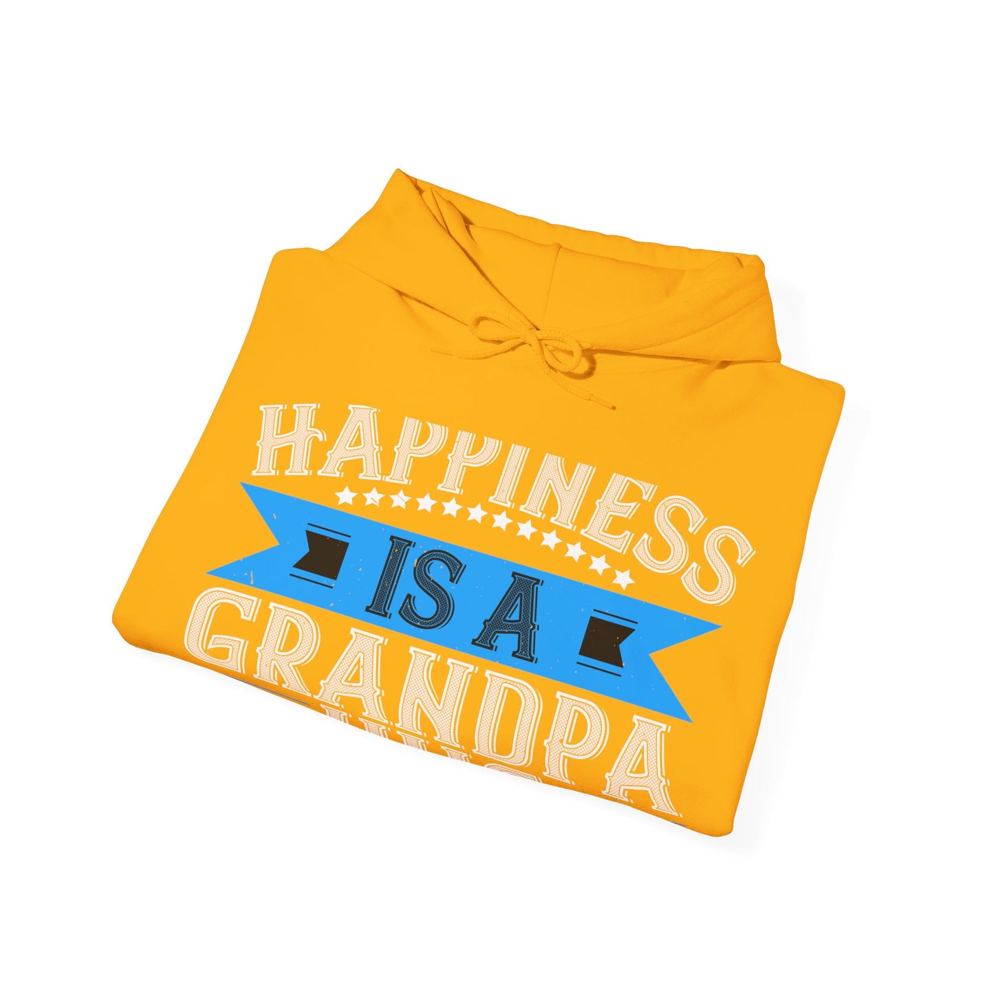 Happiness is a grandpa hug-01 — Unisex Heavy Blend Hoodie (G18500)