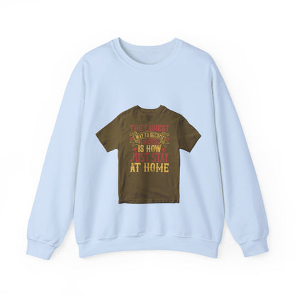 The easiest way to become a superhero is NOW! Just Stay At Home — Unisex Heavy Blend Crewneck (G18000)