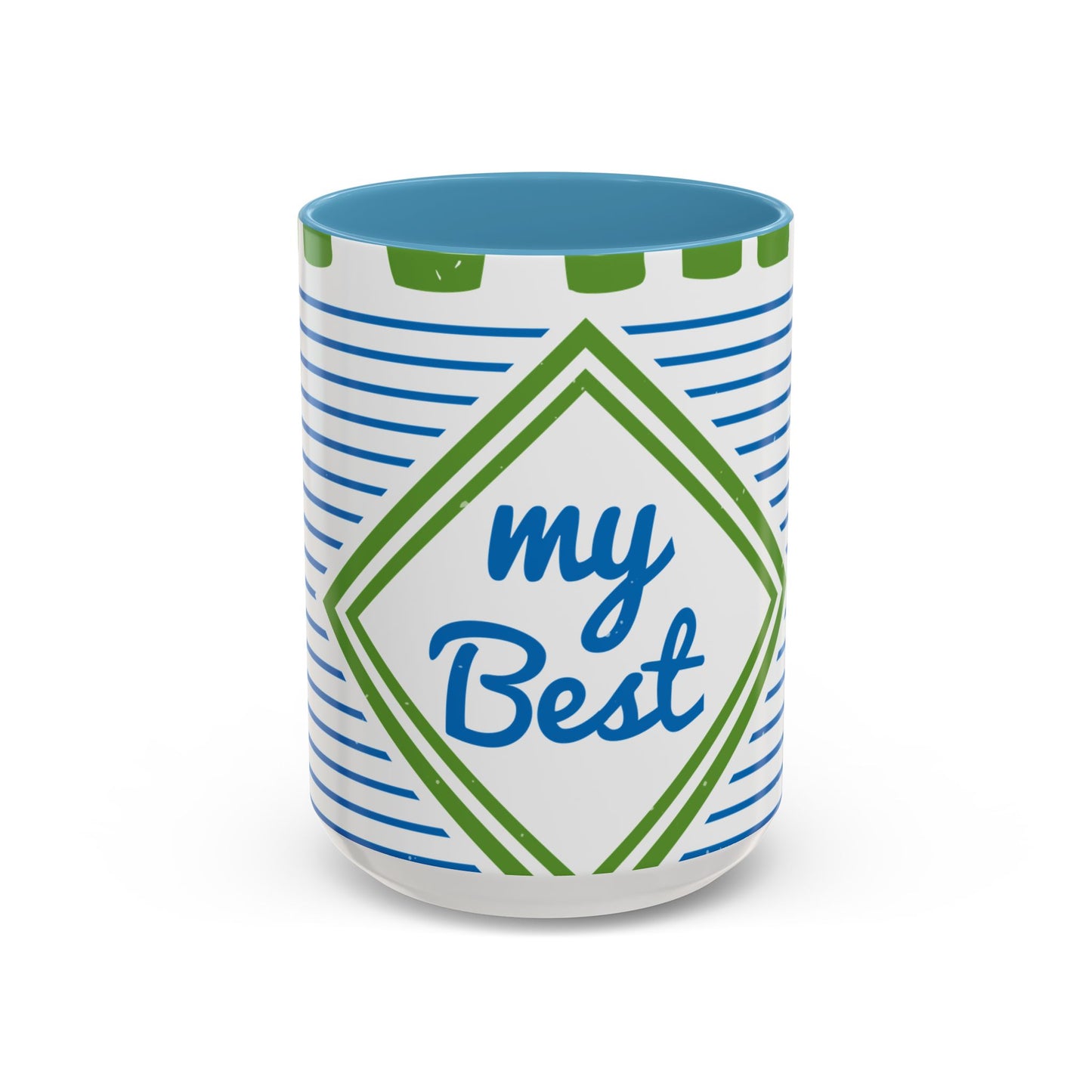 living my best quarantine-01 — Accent Mug 11/15oz