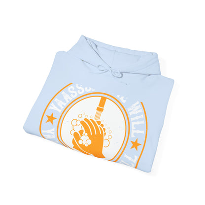 Yaasss Time will heal everything-01 — Unisex Heavy Blend Hoodie (G18500)