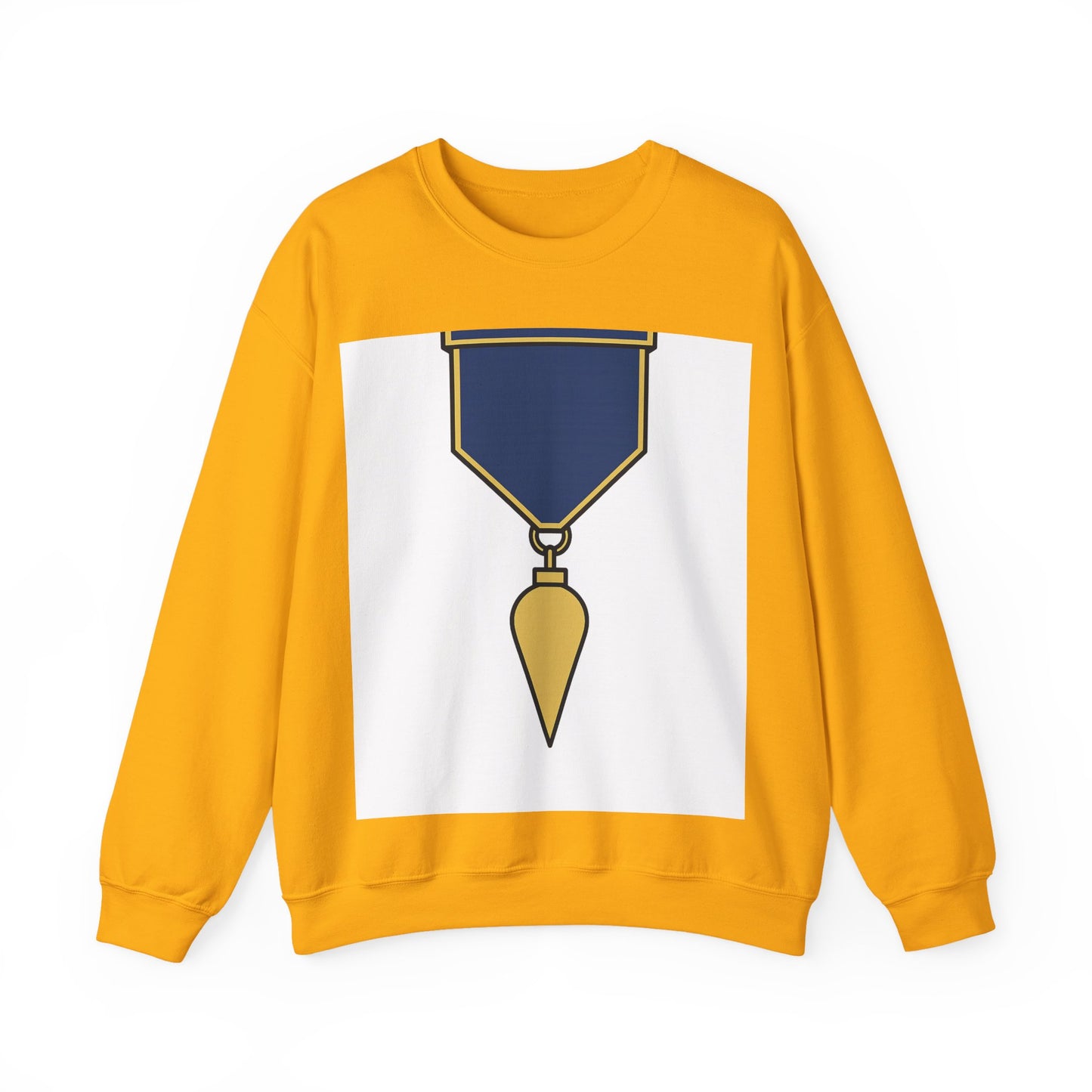 Junior Warden -JW - white bg — Unisex Heavy Blend Crewneck (G18000)