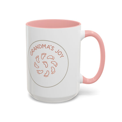 Accent Coffee Mug - Grandma's Joy | Perfect Gift for Grandparents, Coffee Lovers, Family Gatherings, Birthdays, Special [...]