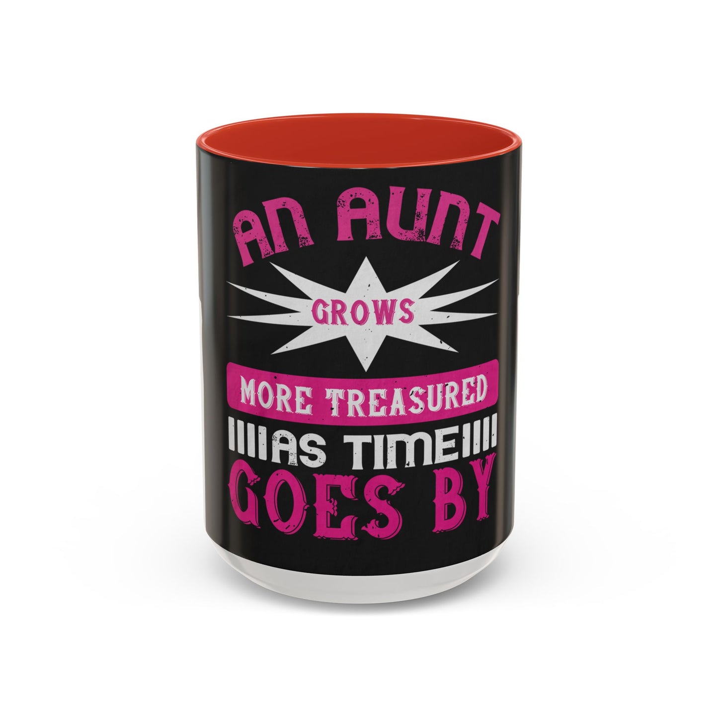 An aunt grows more treasured as time goes by — Accent Mug 11/15oz