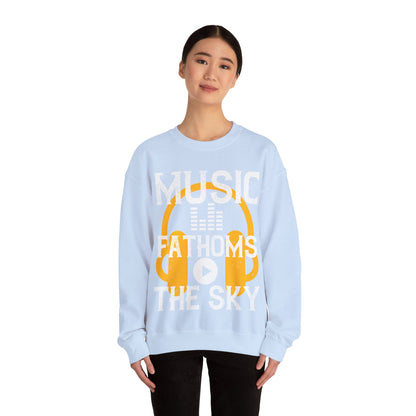 Music Fathoms The Sky-01 — Unisex Heavy Blend Crewneck (G18000)