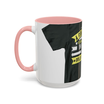 A grandfather is someone with silver-02 — Accent Mug 11/15oz