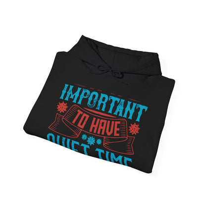 It's important to have quiet time and isolation-01 — Unisex Heavy Blend Hoodie (G18500)