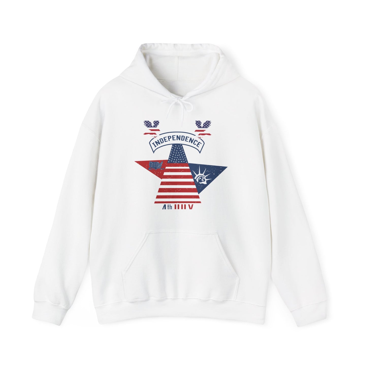 Fourth of july (48) — Unisex Heavy Blend Hoodie (G18500)