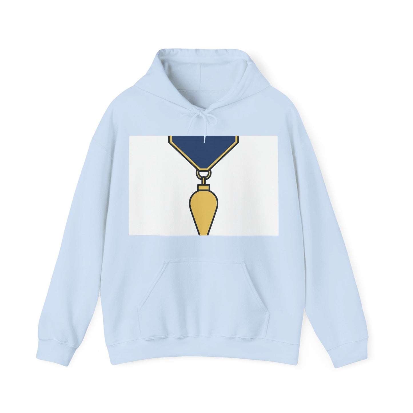 Junior Warden -JW - white bg — Unisex Heavy Blend Hoodie (G18500)