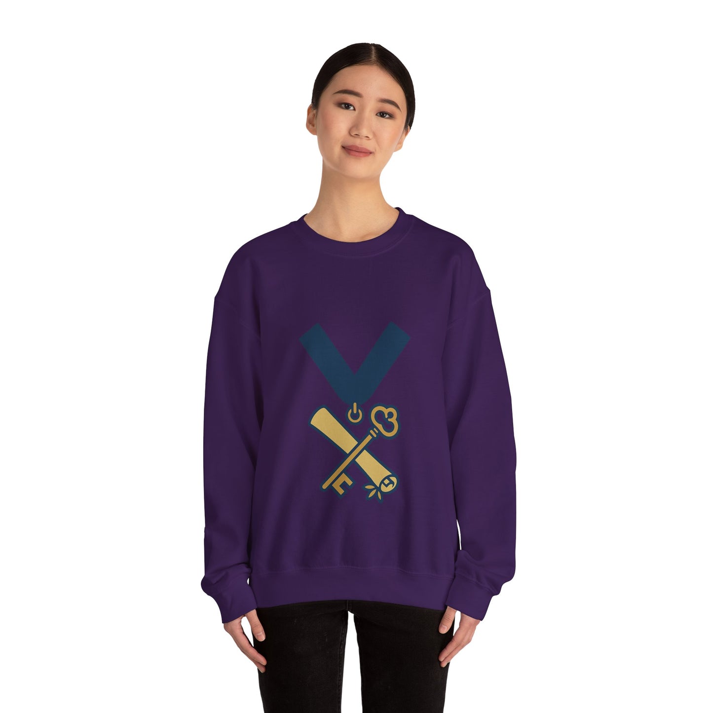 Curator — Unisex Heavy Blend Crewneck (G18000)