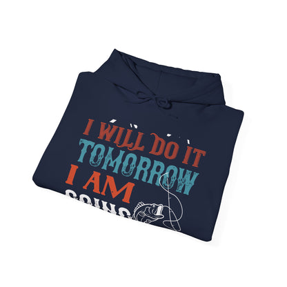 I WILL DO IT TOMORROW-01 — Unisex Heavy Blend Hoodie (G18500)