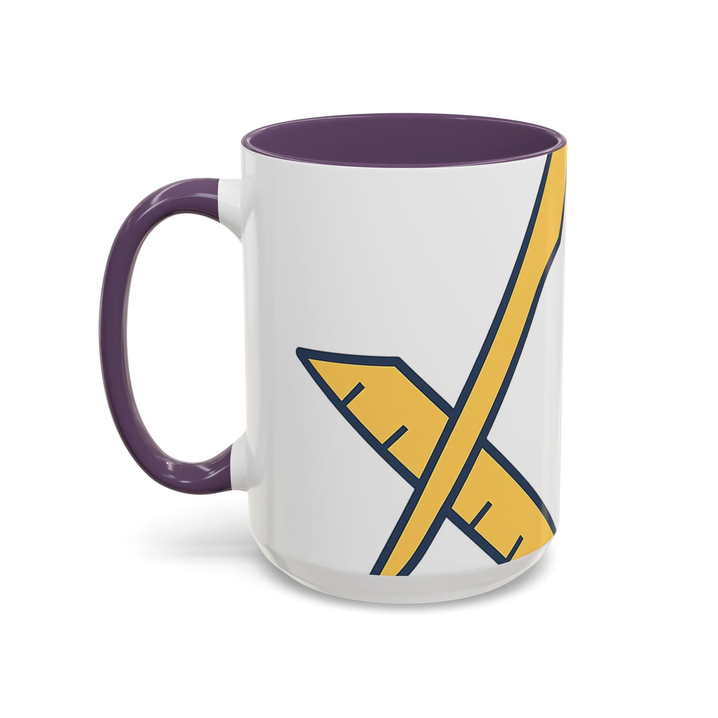 Plain Square and compass — Accent Mug 11/15oz