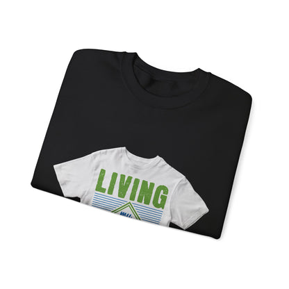 living my best quarantine — Unisex Heavy Blend Crewneck (G18000)