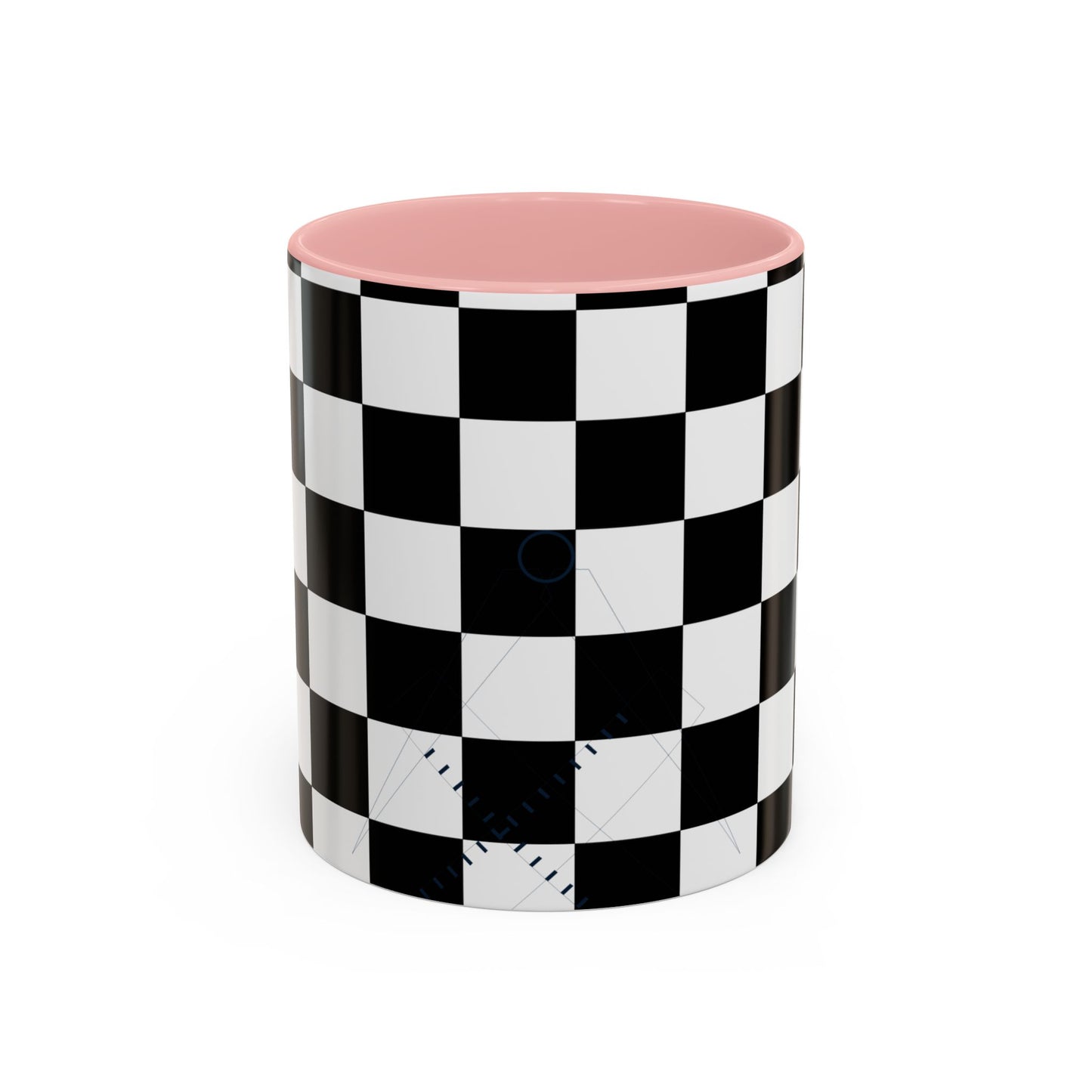 Masonic_Mosaic_Badge_4800 — Accent Mug 11/15oz