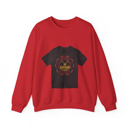 motorcycle group riding — Unisex Heavy Blend Crewneck (G18000)