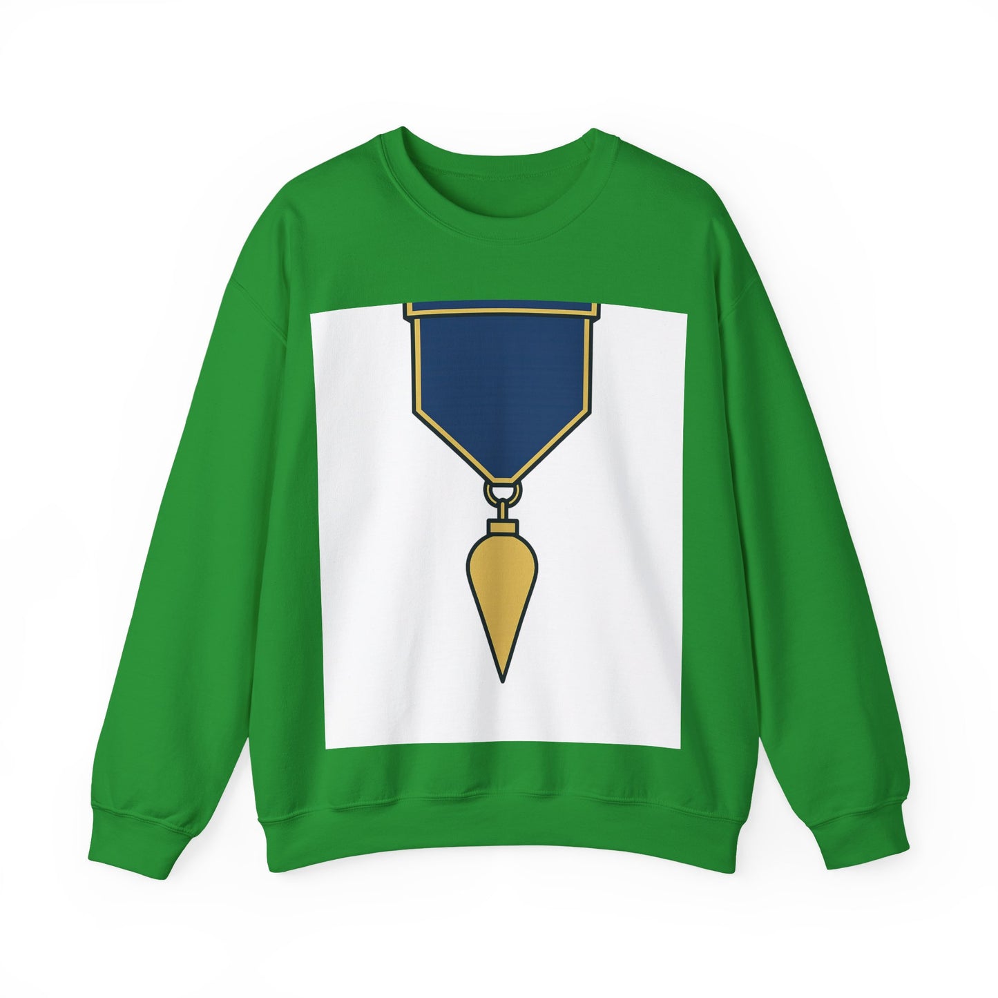 Junior Warden -JW - white bg — Unisex Heavy Blend Crewneck (G18000)