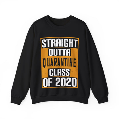 straight outta quarantine class of 2020-01 — Unisex Heavy Blend Crewneck (G18000)