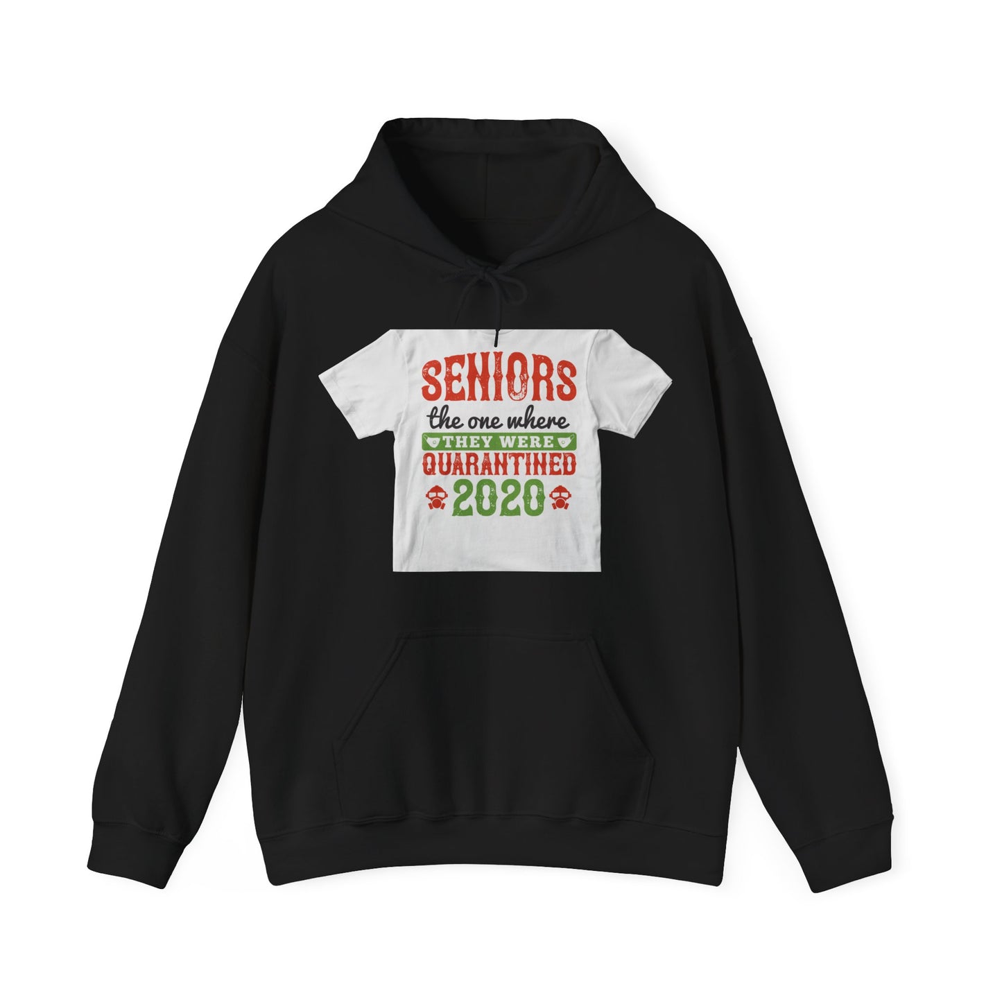 seniors the one where they were quarantined 2020 — Unisex Heavy Blend Hoodie (G18500)