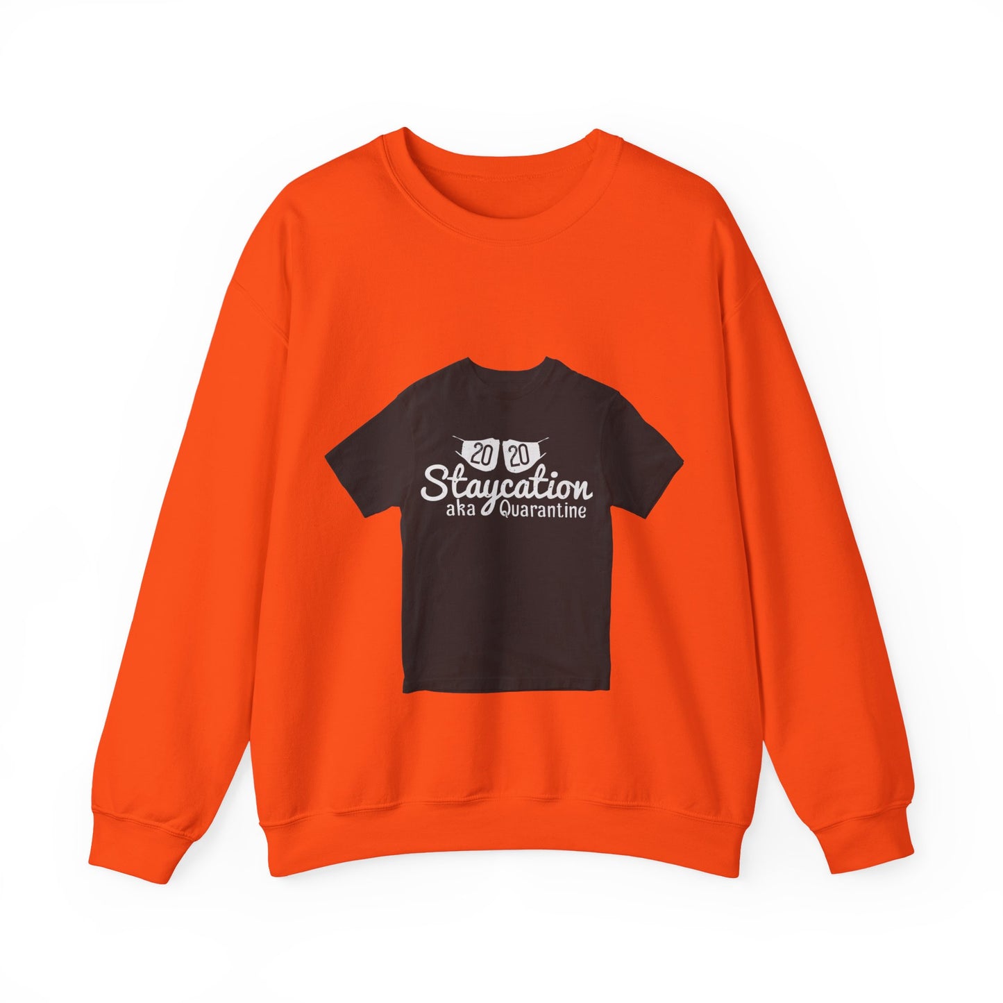 2020 staycation aka quarantine — Unisex Heavy Blend Crewneck (G18000)