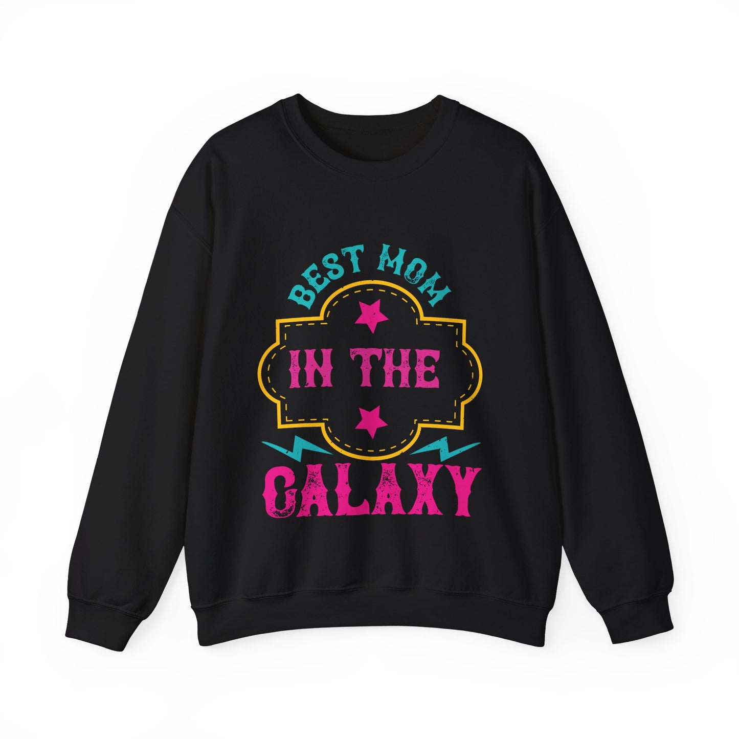 best mom in the galaxy-01 — Unisex Heavy Blend Crewneck (G18000)