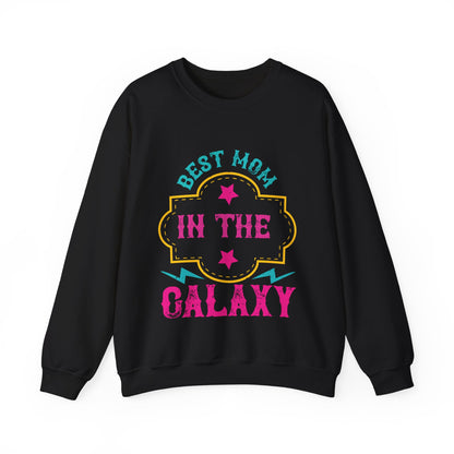 best mom in the galaxy-01 — Unisex Heavy Blend Crewneck (G18000)