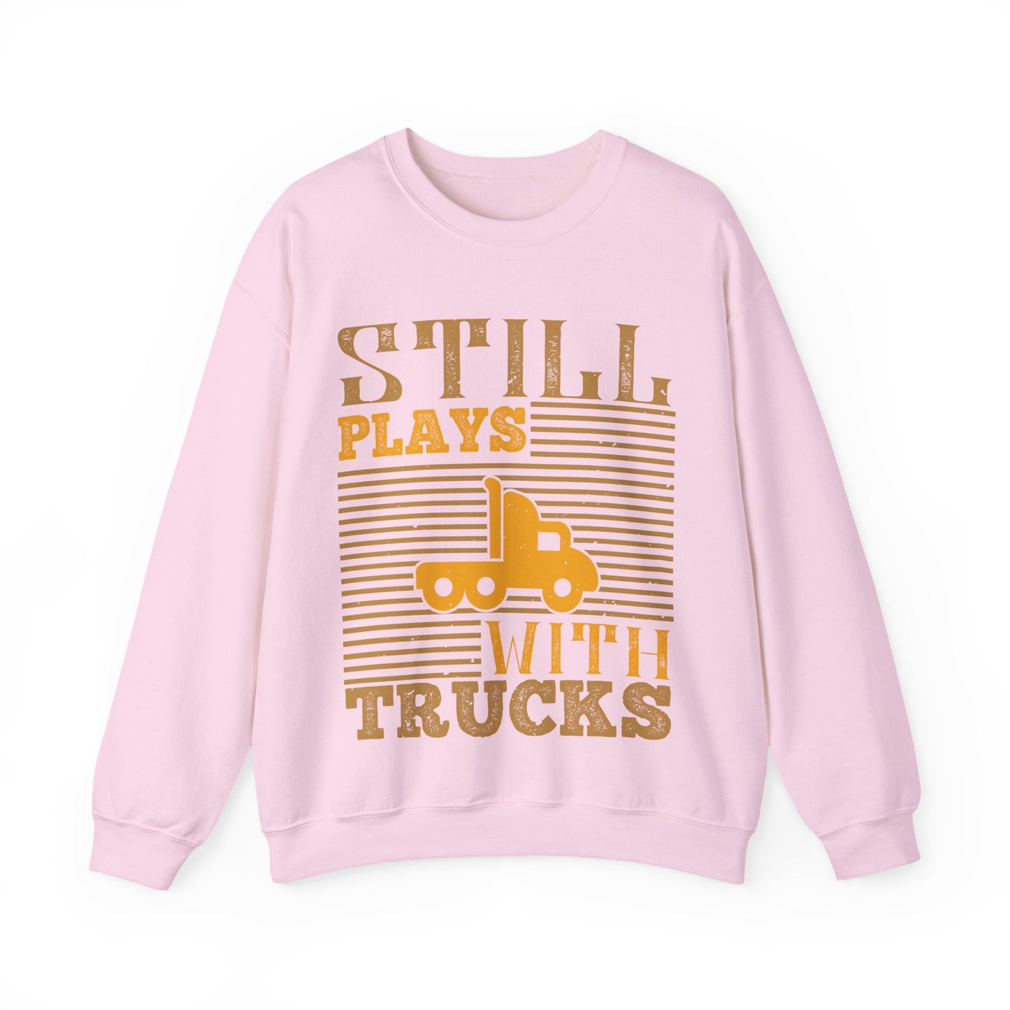Still Plays With Trucks (2) — Unisex Heavy Blend Crewneck (G18000)