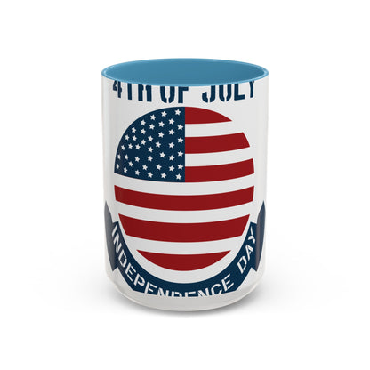 Fourth of july (42) — Accent Mug 11/15oz