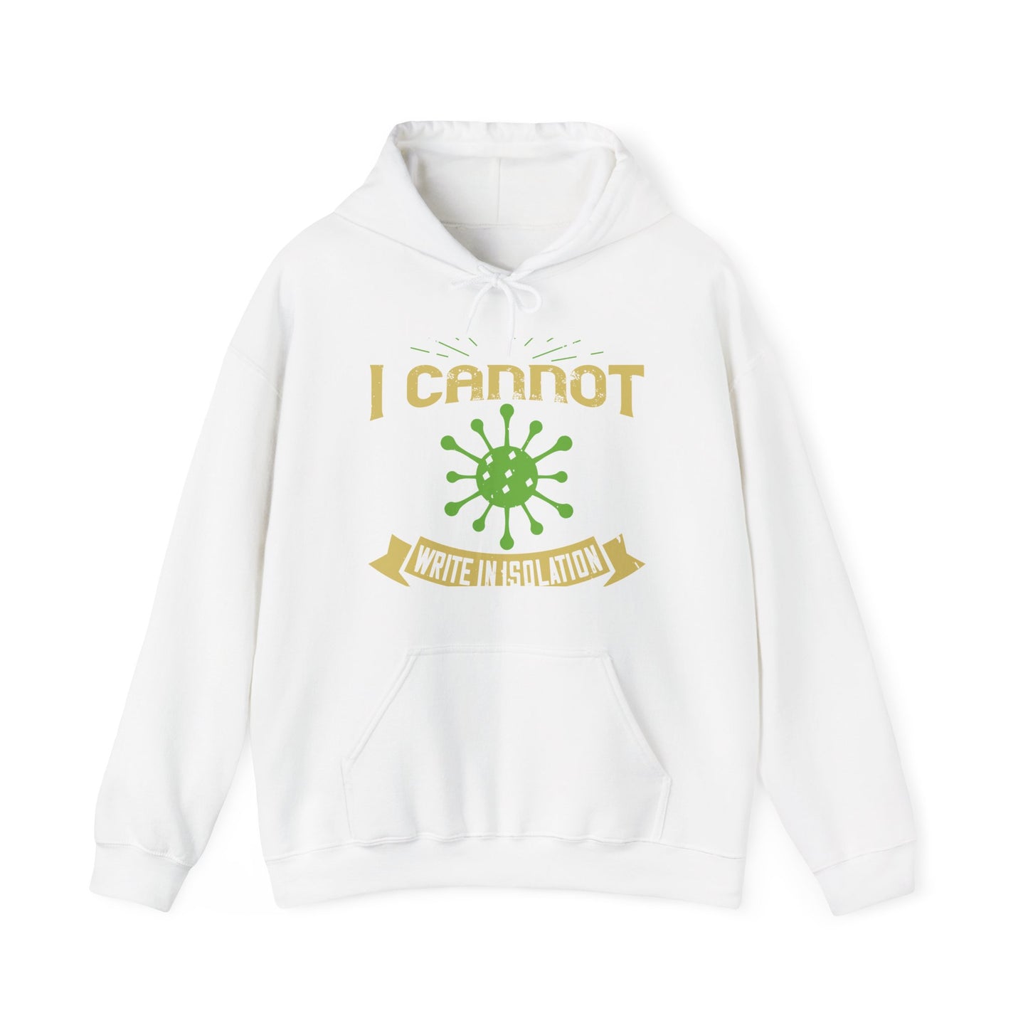 I cannot write in isolation. I write with people around me-01 — Unisex Heavy Blend Hoodie (G18500)