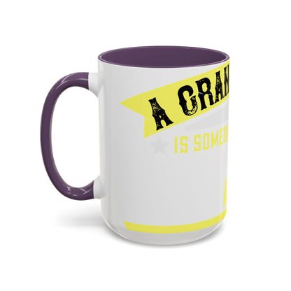 A grandfather is someone with silver-01 — Accent Mug 11/15oz