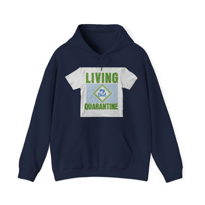 living my best quarantine — Unisex Heavy Blend Hoodie (G18500)